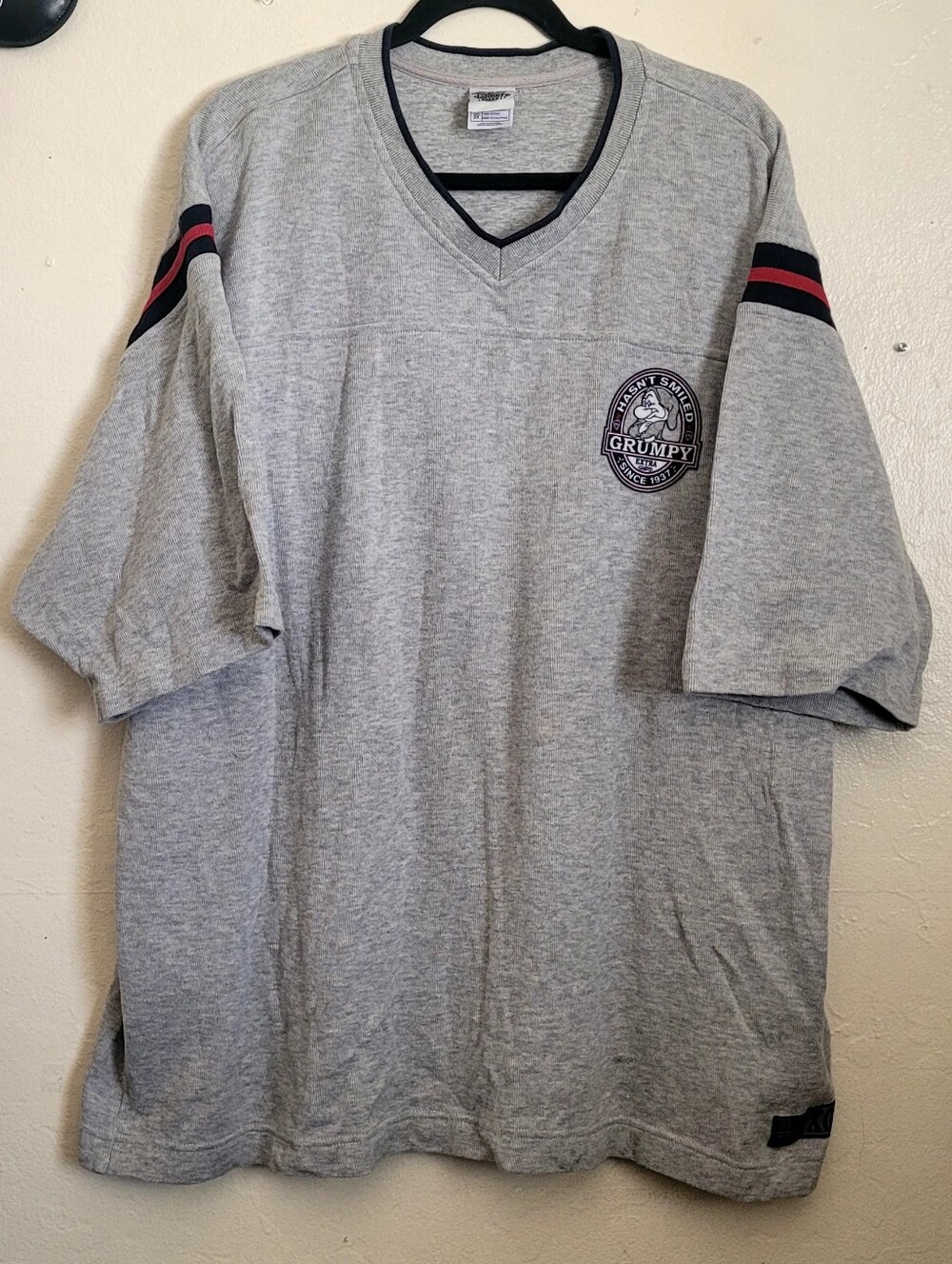 Vintage Disney "Grumpy" V-Neck Shirt